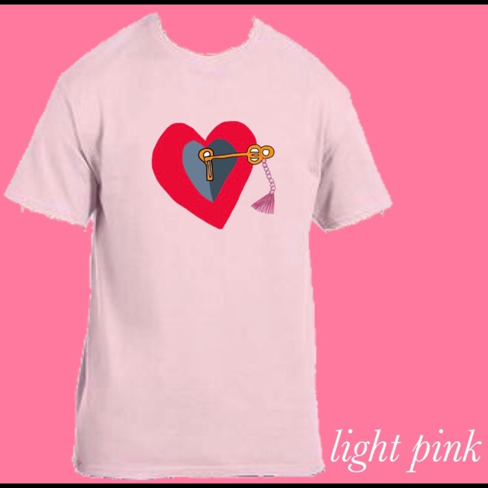 Fashion Custom Handmade Heart Keyed In T-shirts - Picture 7 of 11